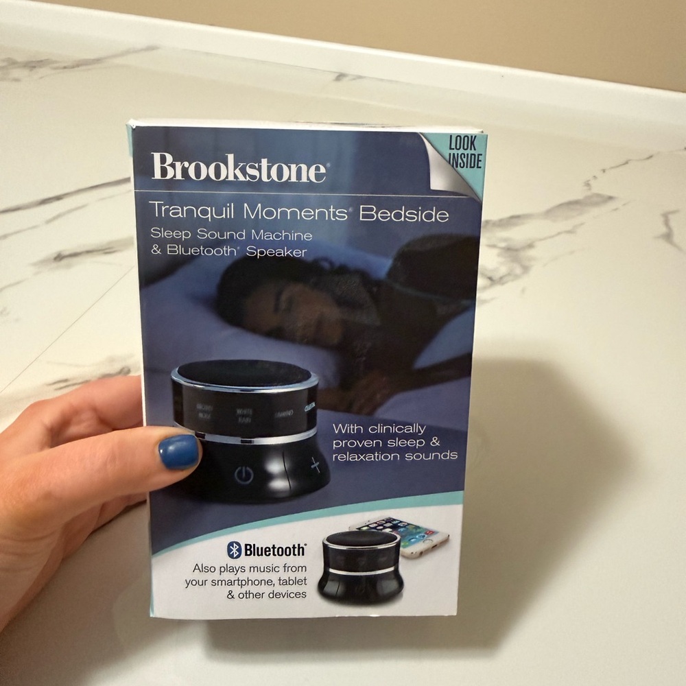 Brookstone Tranquil Moments Sleep Sound Machine with Bluetooth